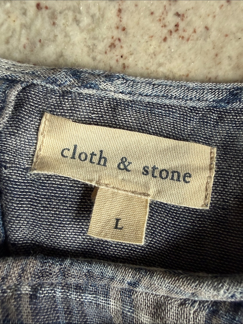 cloth & stone Plaid Peplum Top - Picture 7 of 12